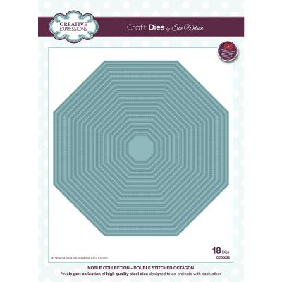 Creative Expressions Craft Dies - Double Stitched Octagon